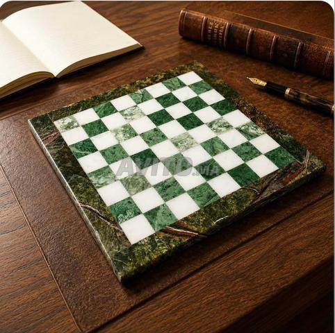 Échecs en marbre naturel