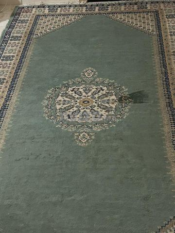 Tapis vert eau avec un petit tapis d’entrée - 2