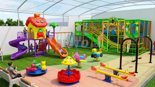 Vente et équipement d'espaces de jeux pour enfants