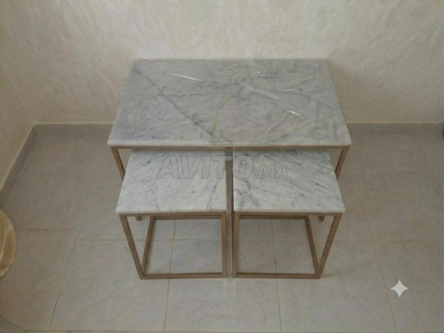 Tables en marbre