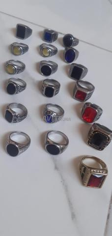 Bagues en argent de haute qualité, pleines - 2
