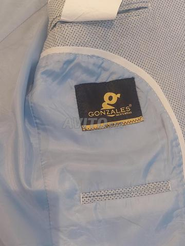 Superbe veste bleu de très bonne qualité, presque neuve - 2