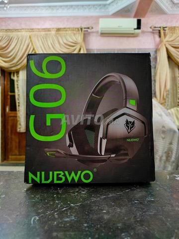 سماعة ألعاب NUBWO G06 لاسلكية للكمبيوتر وبلايستيشن 4 وبلايستيشن 5