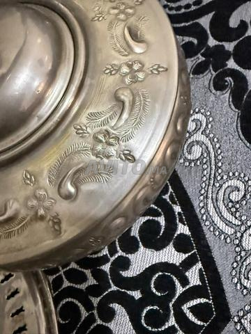 مقراج نحاسي مُرصّع بالفضة أصلي - 2