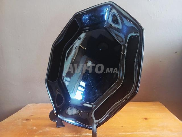 Magnifique plat coupe creuse octogonale vintage - 2