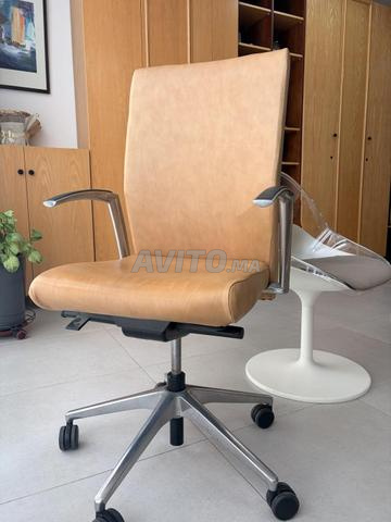 FAUTEUIL DE BUREAU PRÉSIDENTIEL COULEUR CAMEL - 2