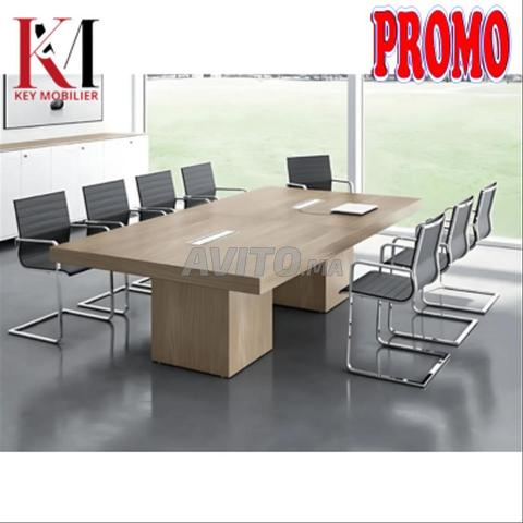 Table de Réunion en Bois Mélaminé - 2