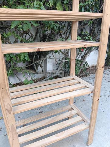 Étagère en bois 5 tablettes - 2