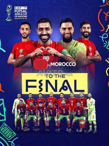 5 تذاكر نهائي الفوتسال المغرب/ أنغولا