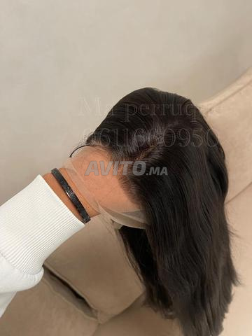 باروكة دانتيل بجودة احترافية + صمغ دانتيل + 2 قبعات مجانية