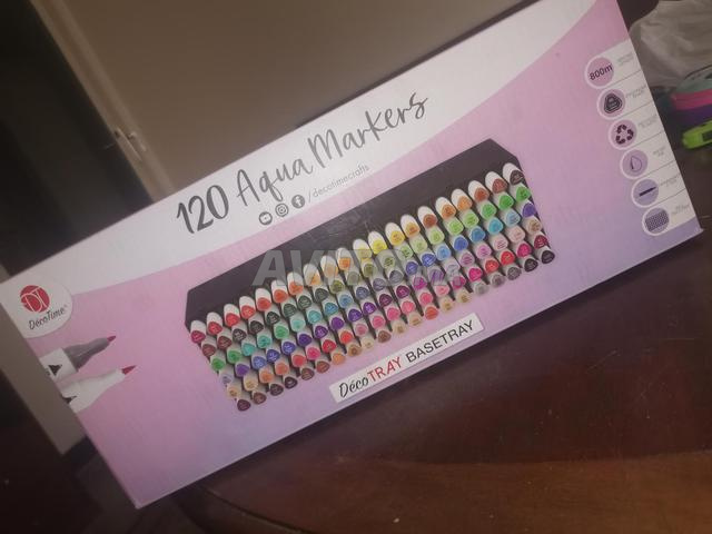 Boîte 120 feutres markers