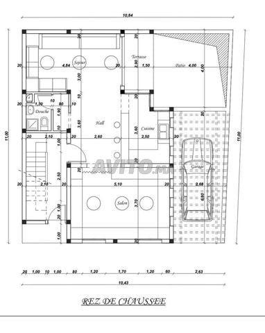 Maison 118m semi finie à vendre à Sport City