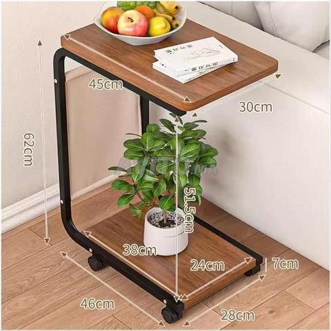 Table d'appoint moderne et mobile, livraison gratuite
