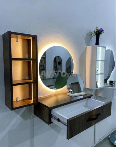 Pack coiffeuse et miroirs et niche - 2