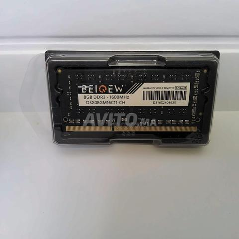 ذاكرة وصول عشوائي 8 جيجابايت DDR3 1600 ميجاهرتز للكمبيوتر المحمول - جديدة