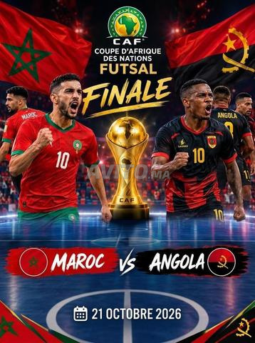 Billets Finale Futsal AFCON Maroc vs Angola