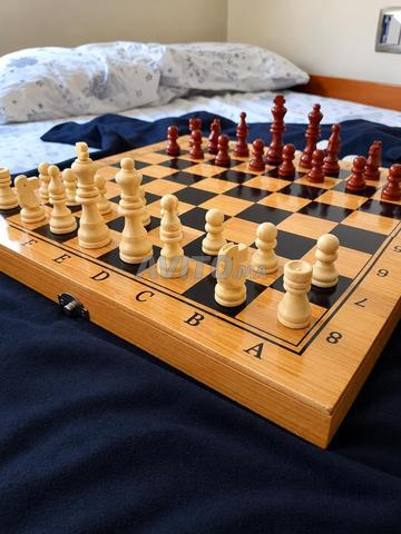 Plateau d'échecs et de dames - 2