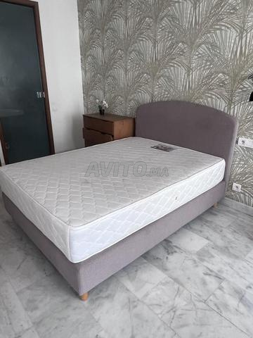Lit Simmons et Matelas 140x190 - 2