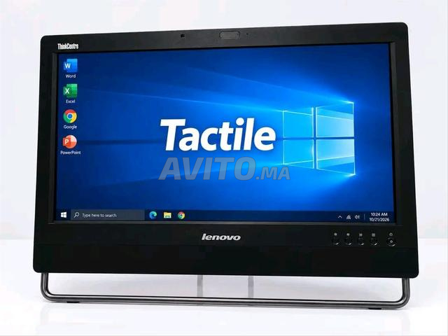 كمبيوتر مكتبي الكل في واحد لينوفو ثينك سنتر لمس i7 رام 16 جيجا SSD 512 و 500