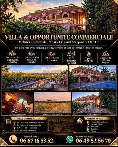 Domaine d'exception à vendre (très bonne affaire)