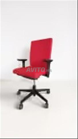 Chaise Sedus ergonomique accoudoirs 4D rouge - 2
