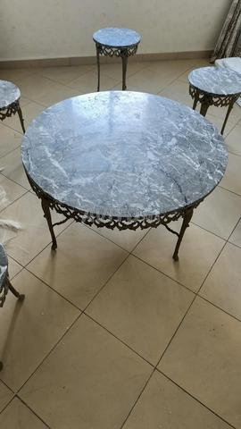 ensemble table marbre - 2