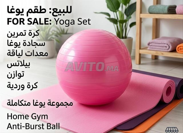 حصيرة يوغا. كرة جيم