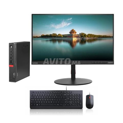 حزمة كمبيوتر لينوفو M920q تايني i5 الجيل الثامن وشاشة 23 بوصة