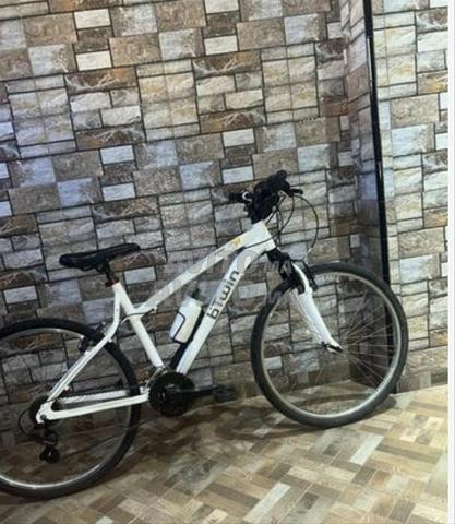 Vélo Btwin Blanc avec suspension - 2