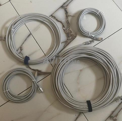 مجموعة كابلات شبكة RJ45 Cat.6A (4 قطع)