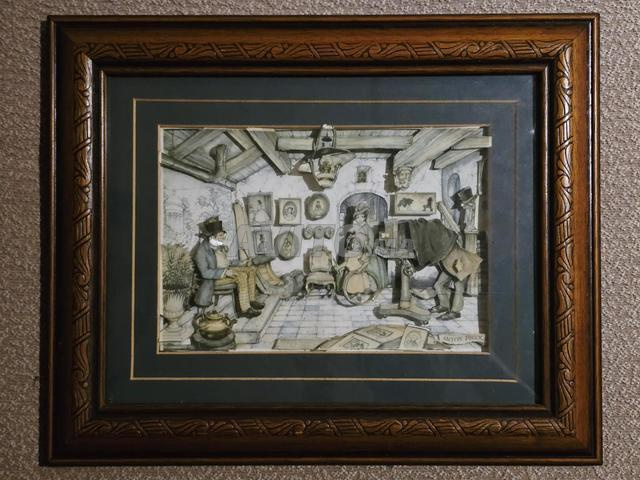 Deux tableaux en relief 3 D - 2