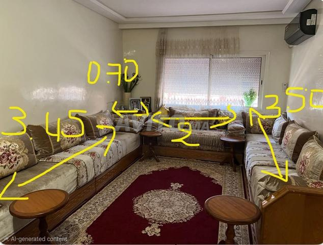 صالون مغربي بحالة ممتازة - 2