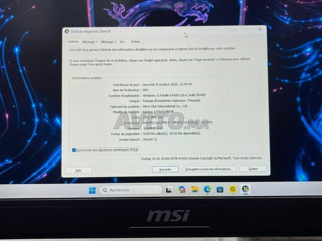 MSI Katana 17 Gaming i7 14ème RTX 5070 - 2