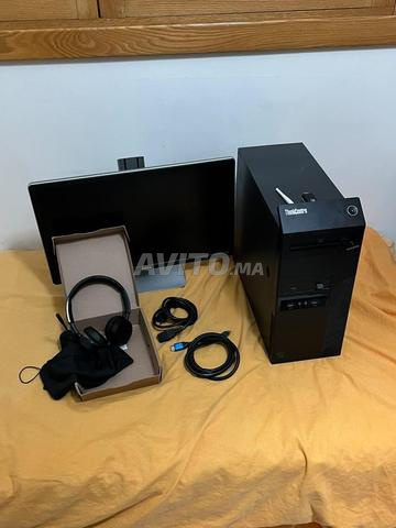حاسوب ألعاب GTX 745 i5 4770 16 جيجا رام شاشة وسماعات
