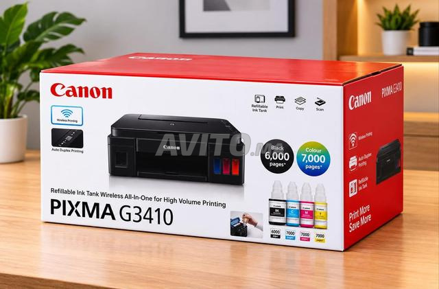 طابعة كانون PIXMA G3410 – طابعة متعددة الوظائف بتقنية الواي فاي