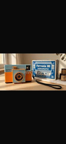 Caméra vintage rare Ferrania 3M Veramatic - Années 60 - 2