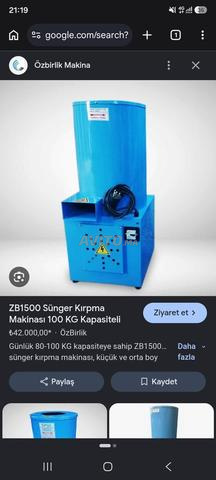 Machine à broyer les éponges - Capacité 100 kg/ - 2