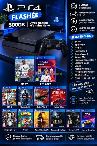 PS4 fat flashée 500 Go - 2