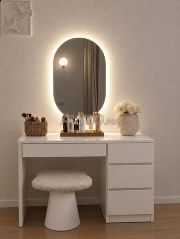 Coiffeuse miroir ovale - 2