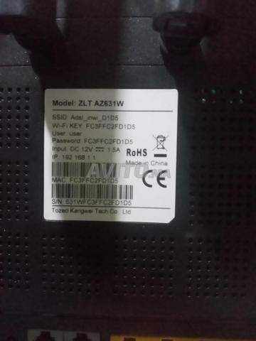 Routeur inwi ZLT AZ631W 4 antennes ADSL - 2
