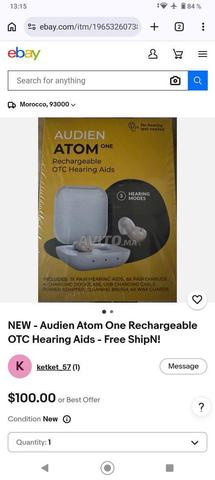 Aides auditives intra-auriculaires rechargeables Atom One - 2