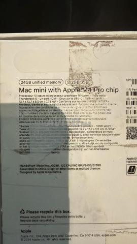 ماك ميني إم 4 برو 24 512 - 2