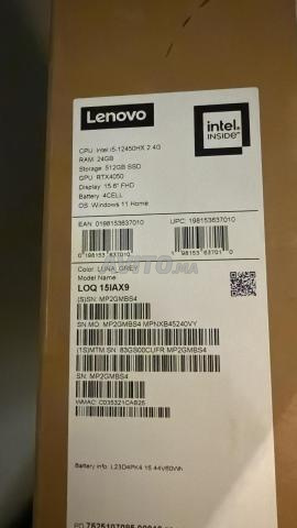 Gamer Lenovo RTX 4060 disponible - 2