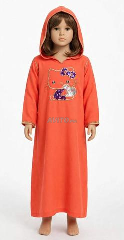 Djellaba marocaine pour filles avec babouches - 2