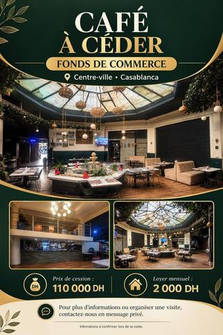 Restaurant/Café à vendre ou à louer
