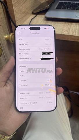 iPhone 16 Pro Max 256 Go Batterie 98% - 2