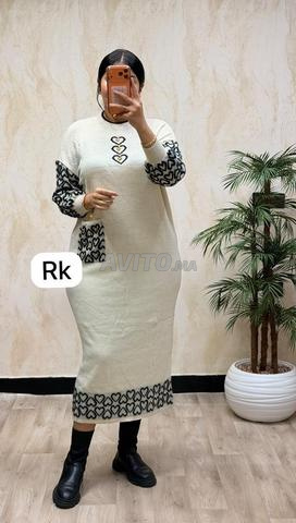 Robe en fil de coton aux couleurs multiples - 2