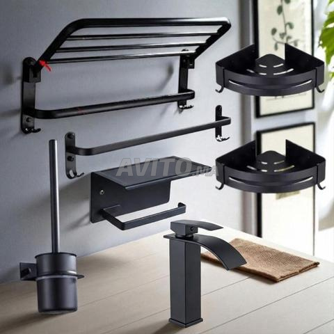 Ensemble Salle de Bain Noir Mat complet - 2