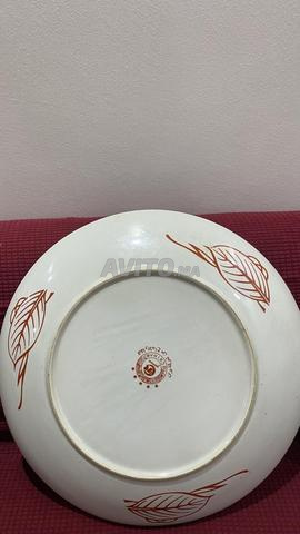 Ancien plat paon en cuivre - 2