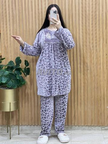 Pyjama en peluche gravé - 2